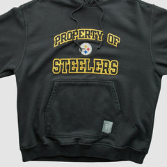 NFL Pittsburgh Steelers Reebok 2000s Hooded Pullover Sweatshirt