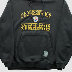NFL Pittsburgh Steelers Reebok 2000s Hooded Pullover Sweatshirt