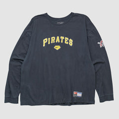 Pittsburgh Pirates 2000s Long Sleeve T-shirt - Navy Vintage | Nike