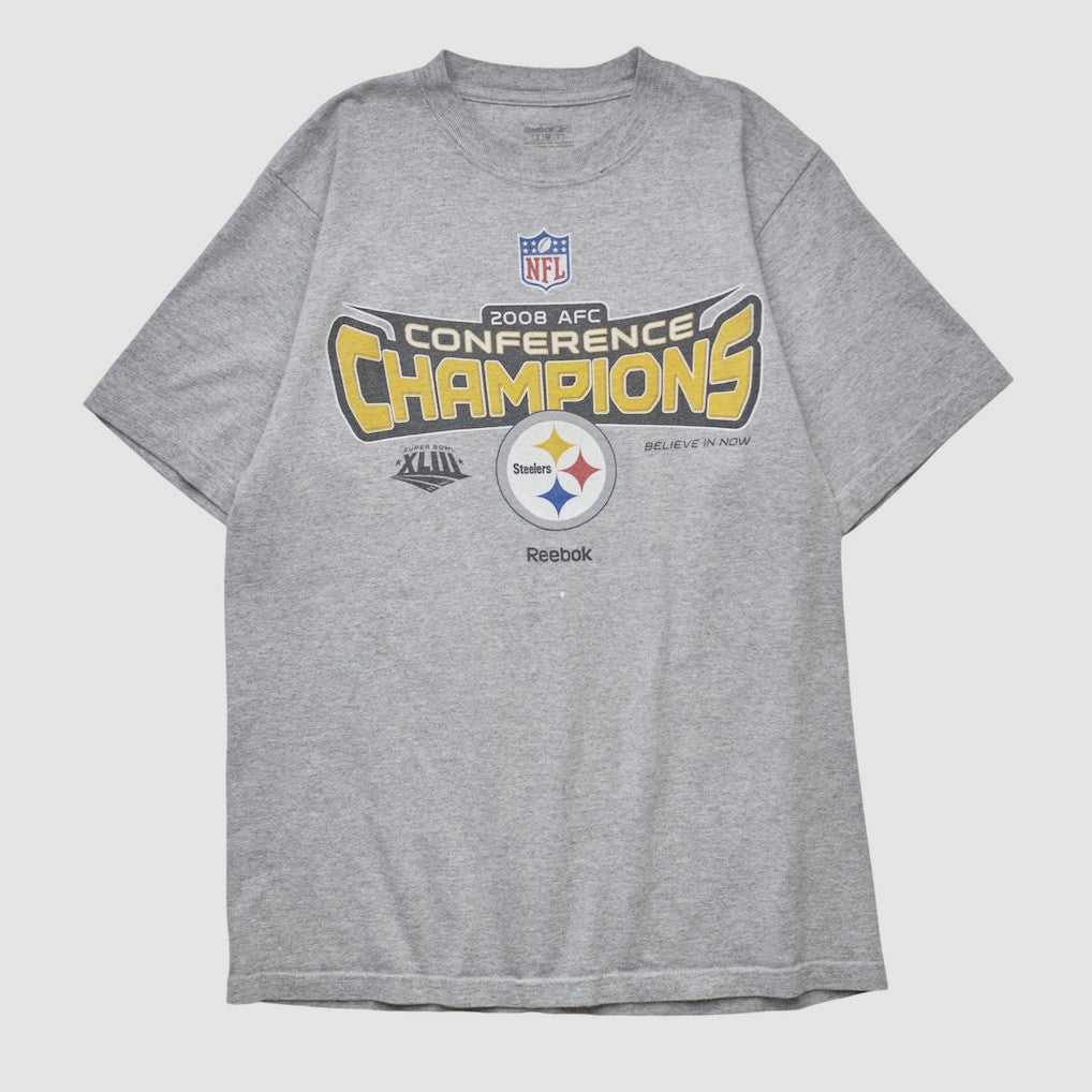 NFL Pittsburgh Steelers Conference Champions Reebok 2008 T-shirt
