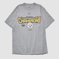 NFL Pittsburgh Steelers Conference Champions Reebok 2008 T-shirt