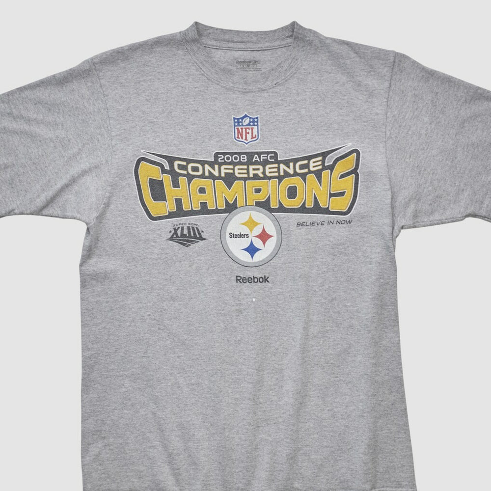 NFL Pittsburgh Steelers Conference Champions Reebok 2008 T-shirt