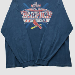 St. Louis Cardinals Alstyle 2011 Long Sleeve T-shirt - Navy Vintage