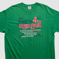Boston Red Sox Majestic 2000s T-shirt - Green Vintage