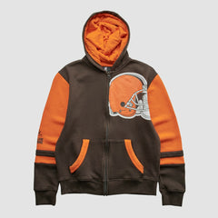 NFL Cleveland Browns NFL 2010s Hooded Full Zip Sweatshirt