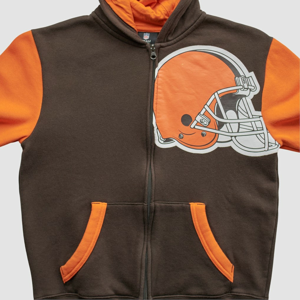 NFL Cleveland Browns NFL 2010s Hooded Full Zip Sweatshirt