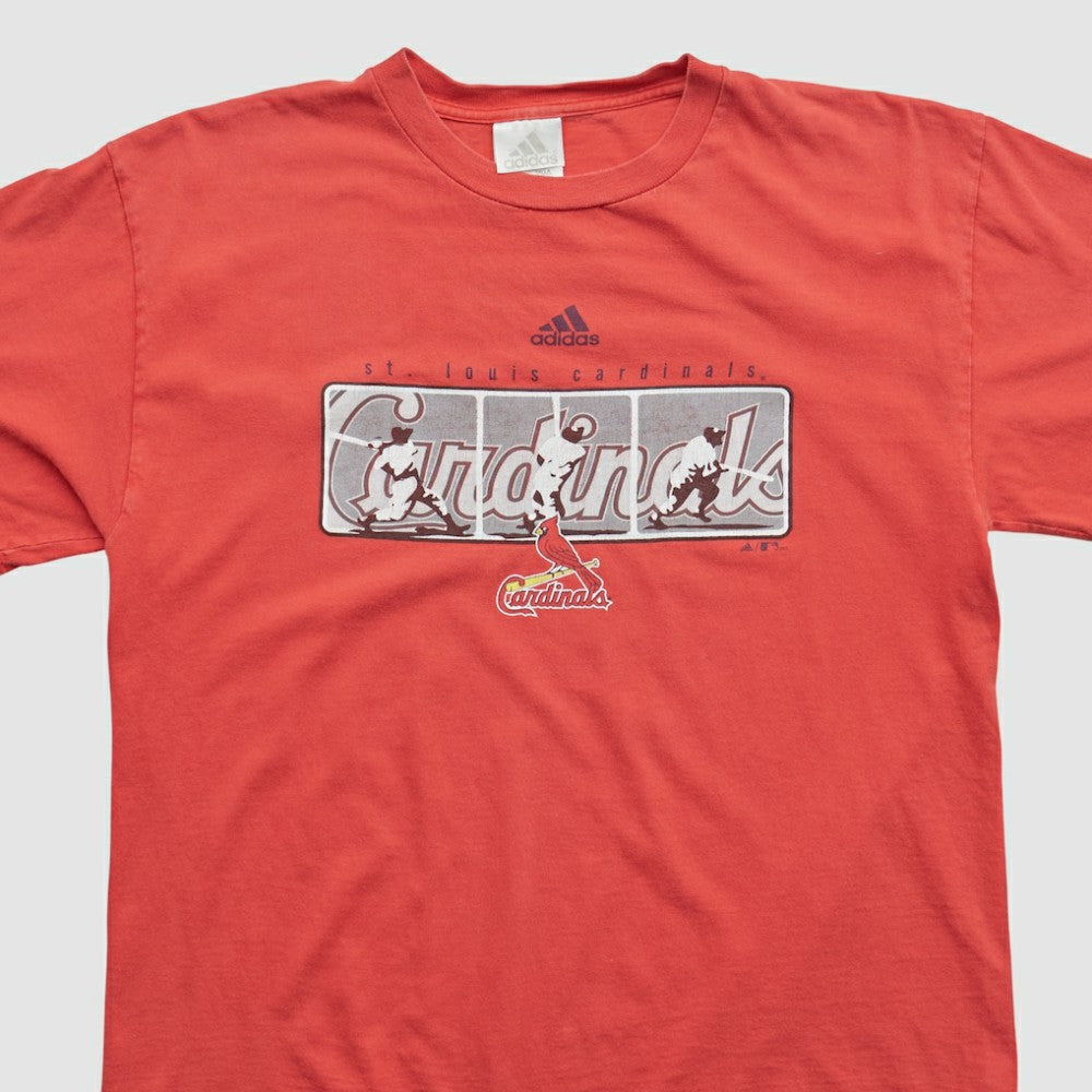 St. Louis Cardinals Adidas 2000s T-shirt - Red Vintage