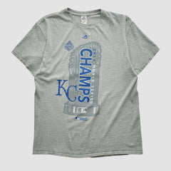 Kansas City Royals Delta 2015 T-shirt - Heather Gray Vintage