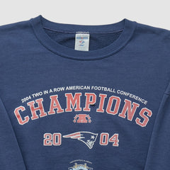 NFL New England Patriots Jerzees 2004 Pullover Sweatshirt