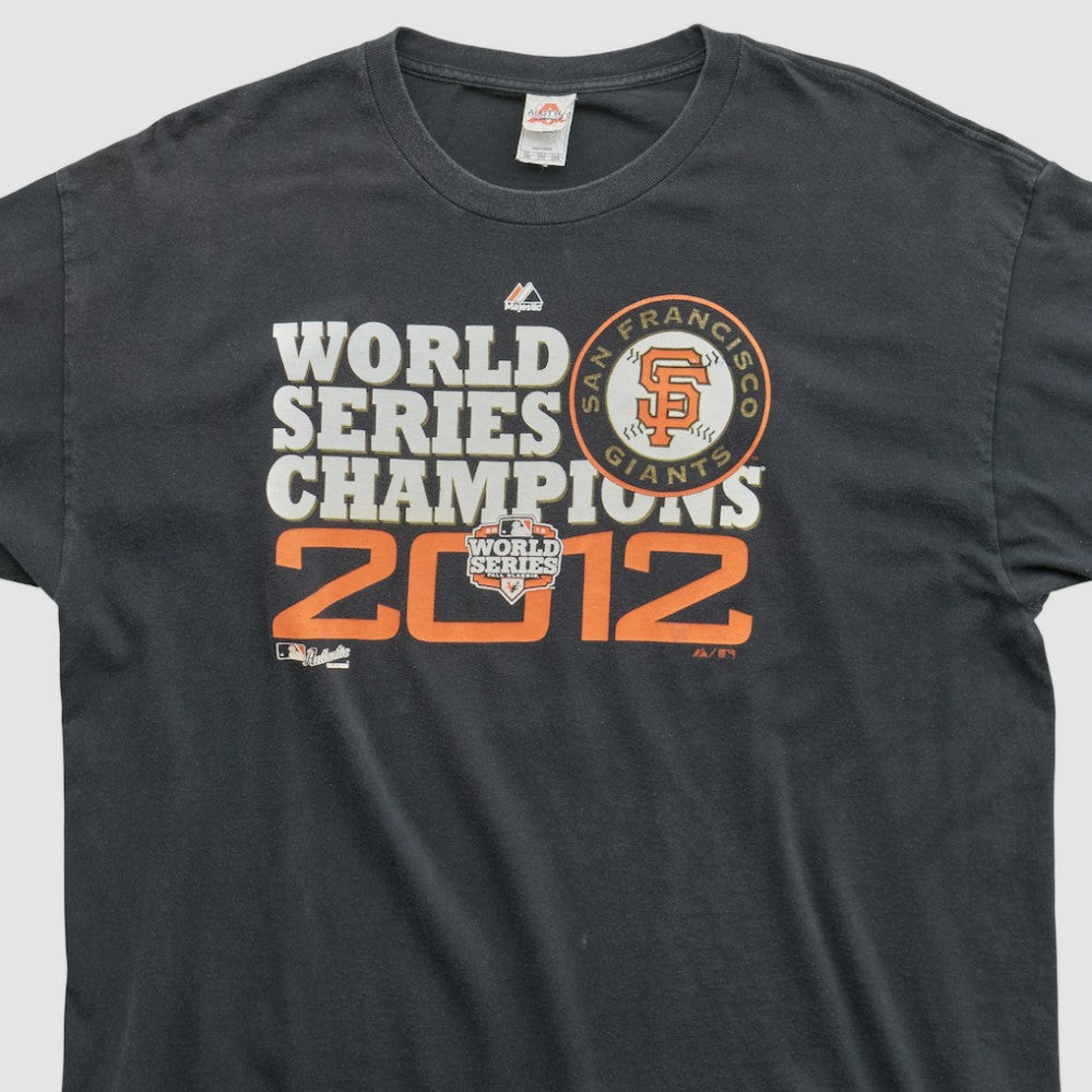 San Francisco Giants Alstyle 2012 T-shirt - Black Vintage