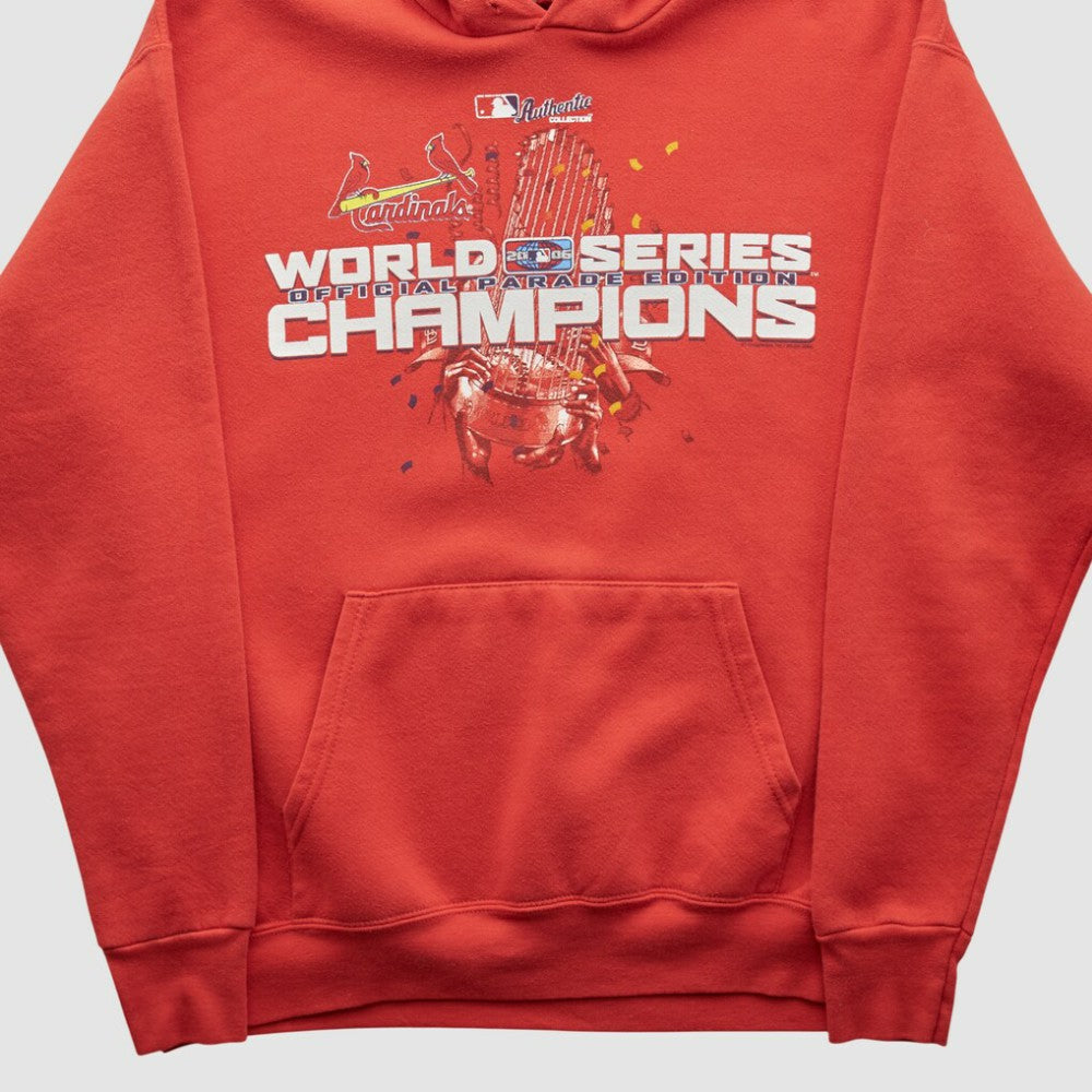 St. Louis Cardinals Lee Apparel 2006 Hooded Pullover Sweatshirt - Red Vintage
