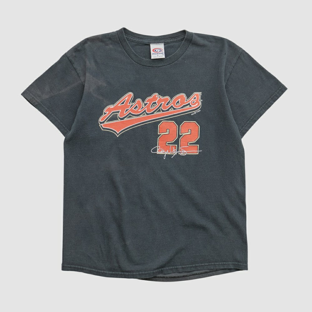 Houston Astros True Fan 2000s T-shirt - Black Vintage