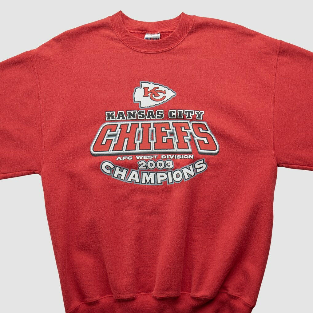 NFL Kansas City Chiefs Jerzees 2003 Pullover Sweatshirt