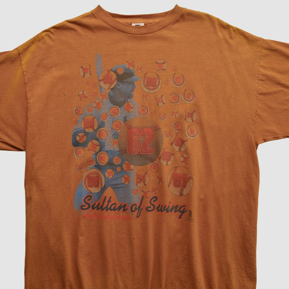 Mark McGwire Starter 90s T-shirt - Clay Vintage