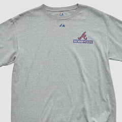 Atlanta Braves Majestic 2010 T-shirt - Heather Gray Vintage