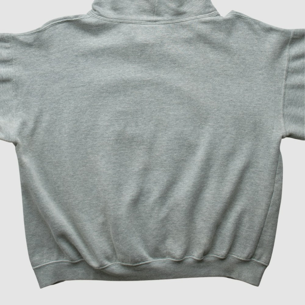 Chicago Cubs Stitches 2000s Hooded Pullover Sweatshirt - Heather Gray Vintage