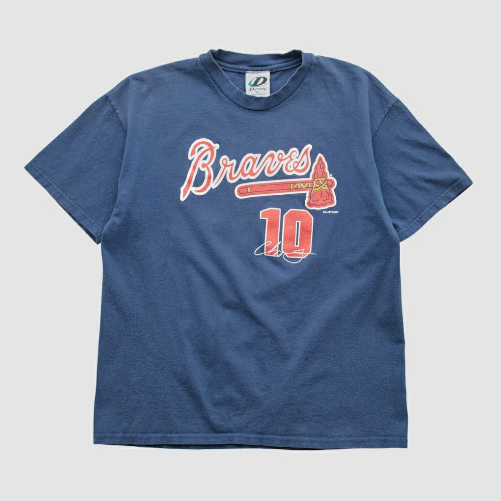 Atlanta Braves Dynasty T-shirt - Navy Vintage