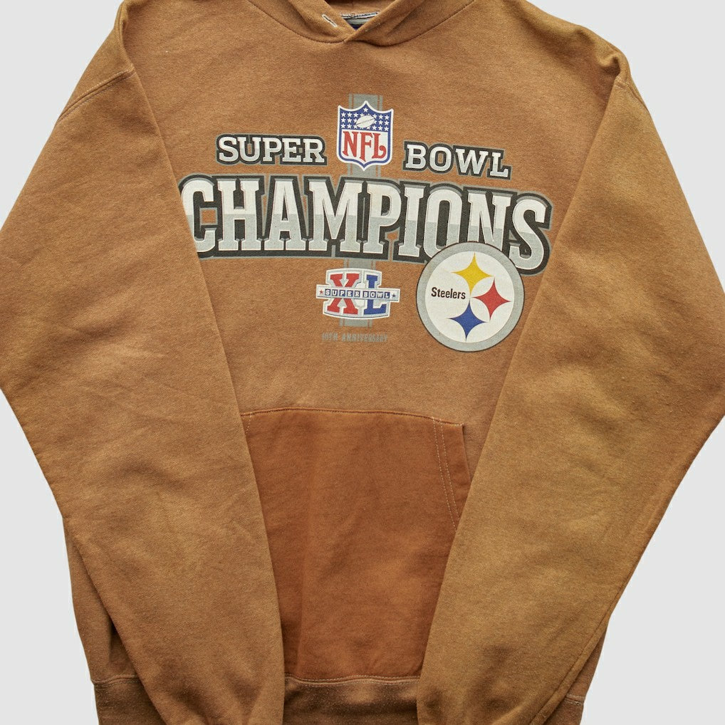 NFL Pittsburgh Steelers Super Bowl XL Reebok 2006 Hooded Pullover Sweatshirt