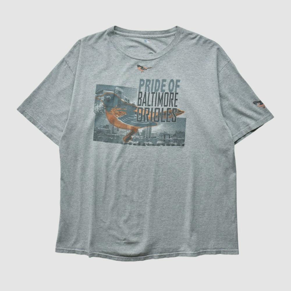 Baltimore Orioles Genuine Merchandise 2000s T-shirt - Heather Gray Vintage