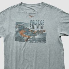 Baltimore Orioles Genuine Merchandise 2000s T-shirt - Heather Gray Vintage