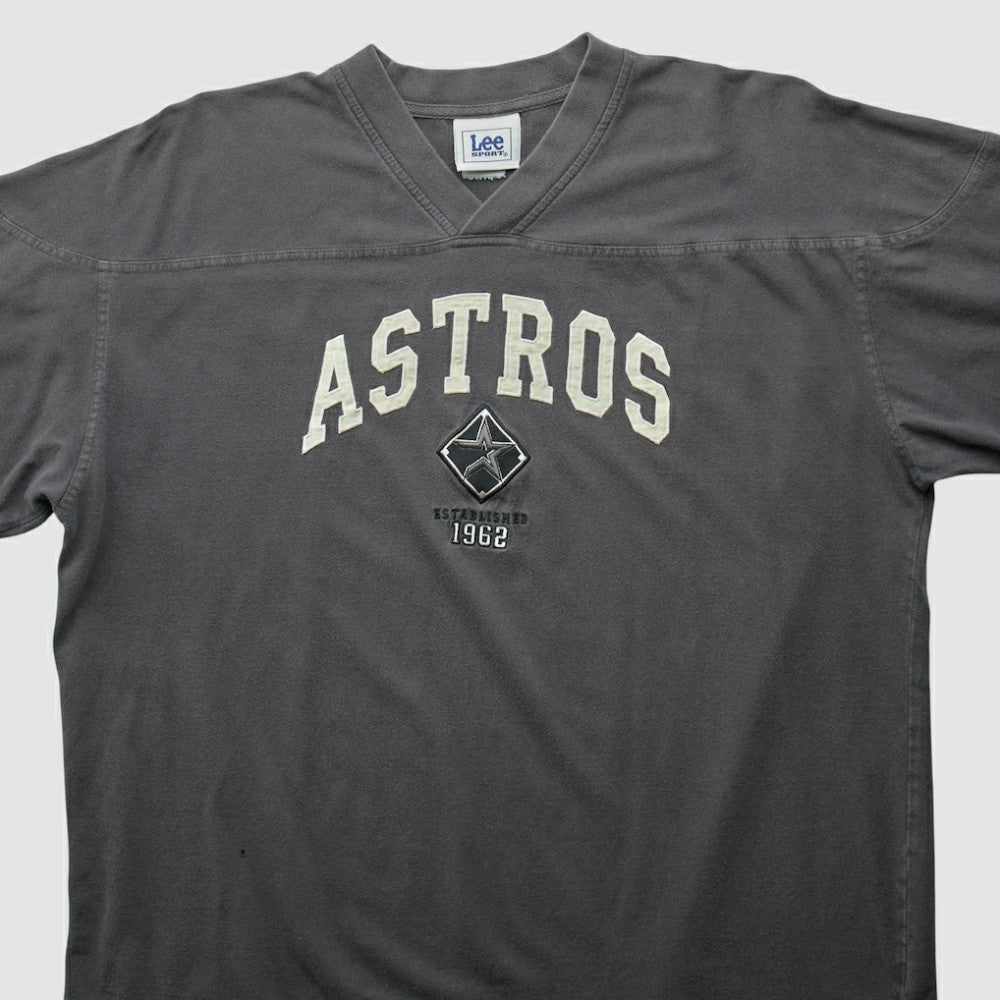 Houston Astros Lee Sport 2000s T-shirt - Charcoal Vintage