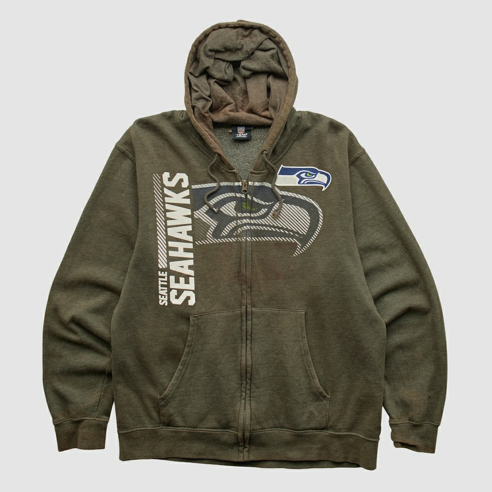 NFL Seattle Seahawks NFL 2010s Hooded Full Zip Sweatshirt