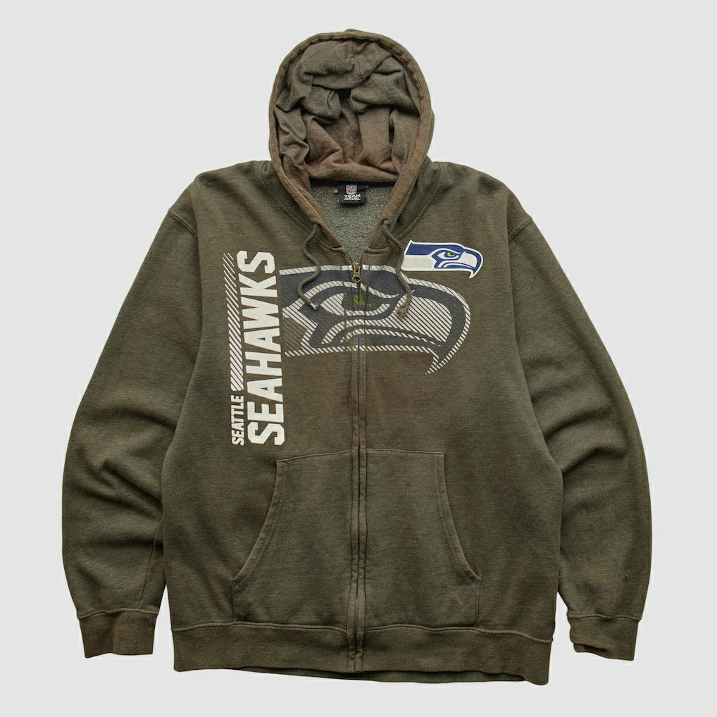 NFL Seattle Seahawks NFL 2010s Hooded Full Zip Sweatshirt