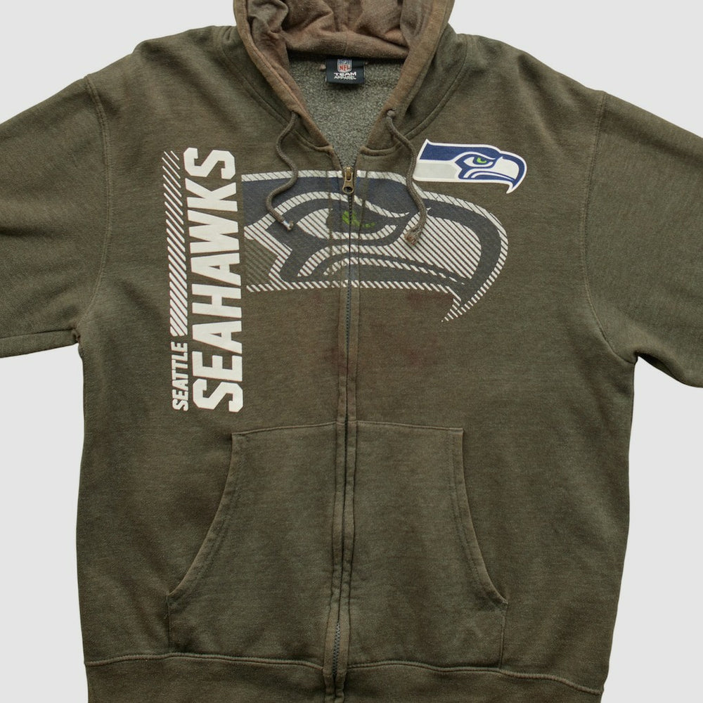 NFL Seattle Seahawks NFL 2010s Hooded Full Zip Sweatshirt