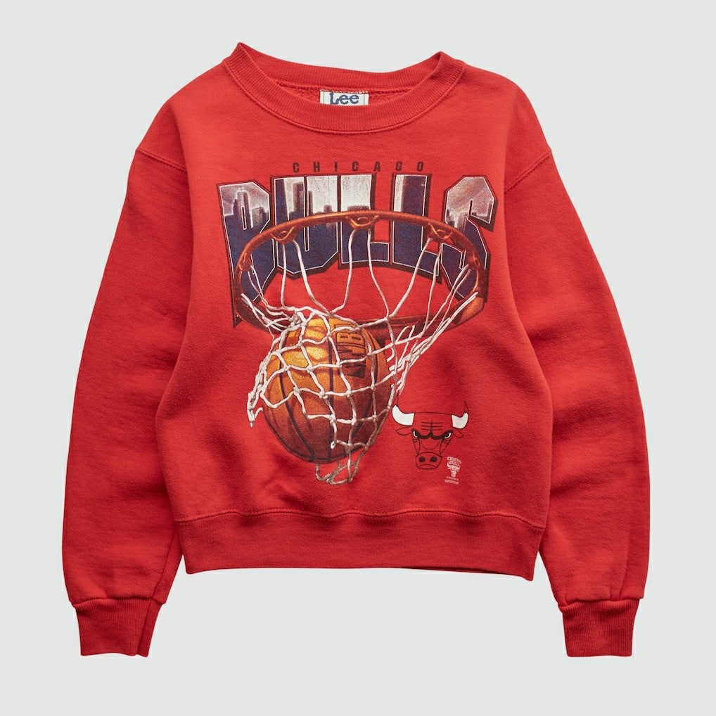 Chicago Bulls Lee Apparel 90s Pullover Sweatshirt - Red Vintage | Vintage discount