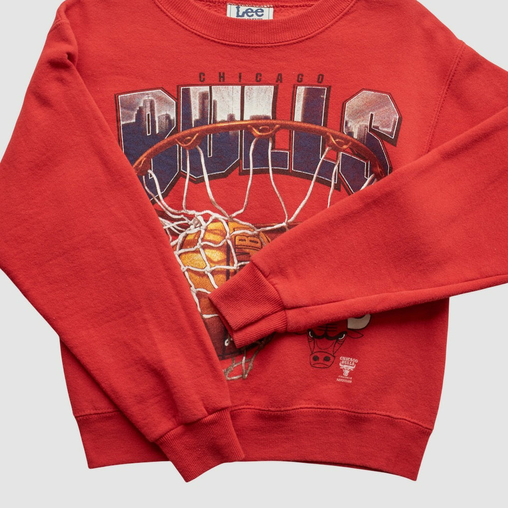 Chicago Bulls Lee Apparel 90s Pullover Sweatshirt - Red Vintage | Vintage discount