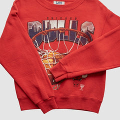 Chicago Bulls Lee Apparel 90s Pullover Sweatshirt - Red Vintage | Vintage discount
