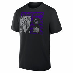 Colorado Rockies 2026 Spring Training True Icon T-Shirt - Black
