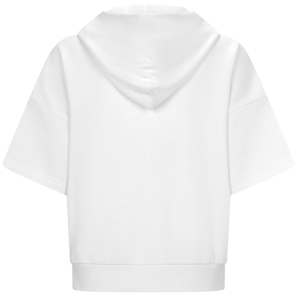 Minnesota Twins Levelwear Women's Amber Short Sleeve Cornerstone Hoodie - White