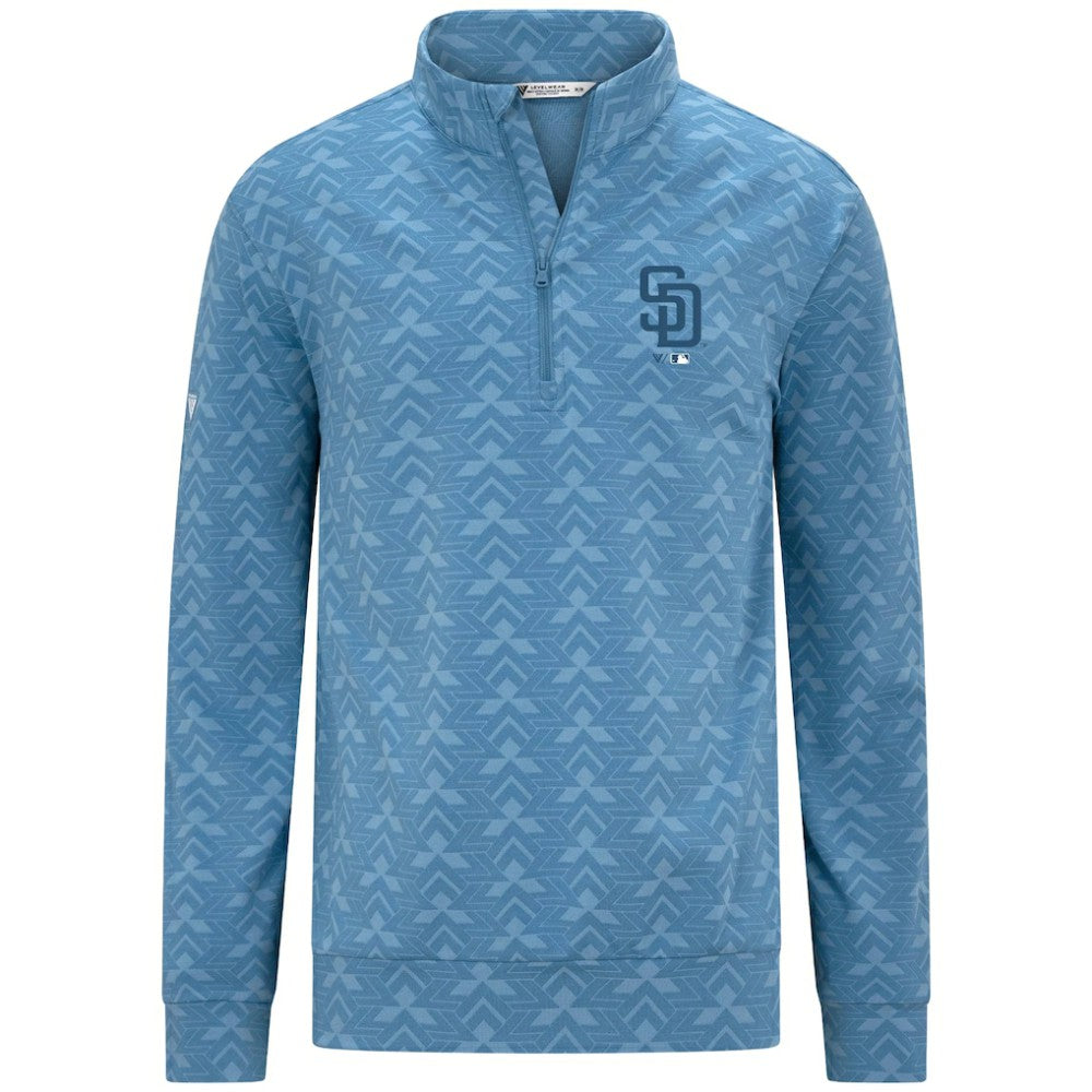 San Diego Padres Levelwear Chameleon Quarter-Zip Pullover - Blue