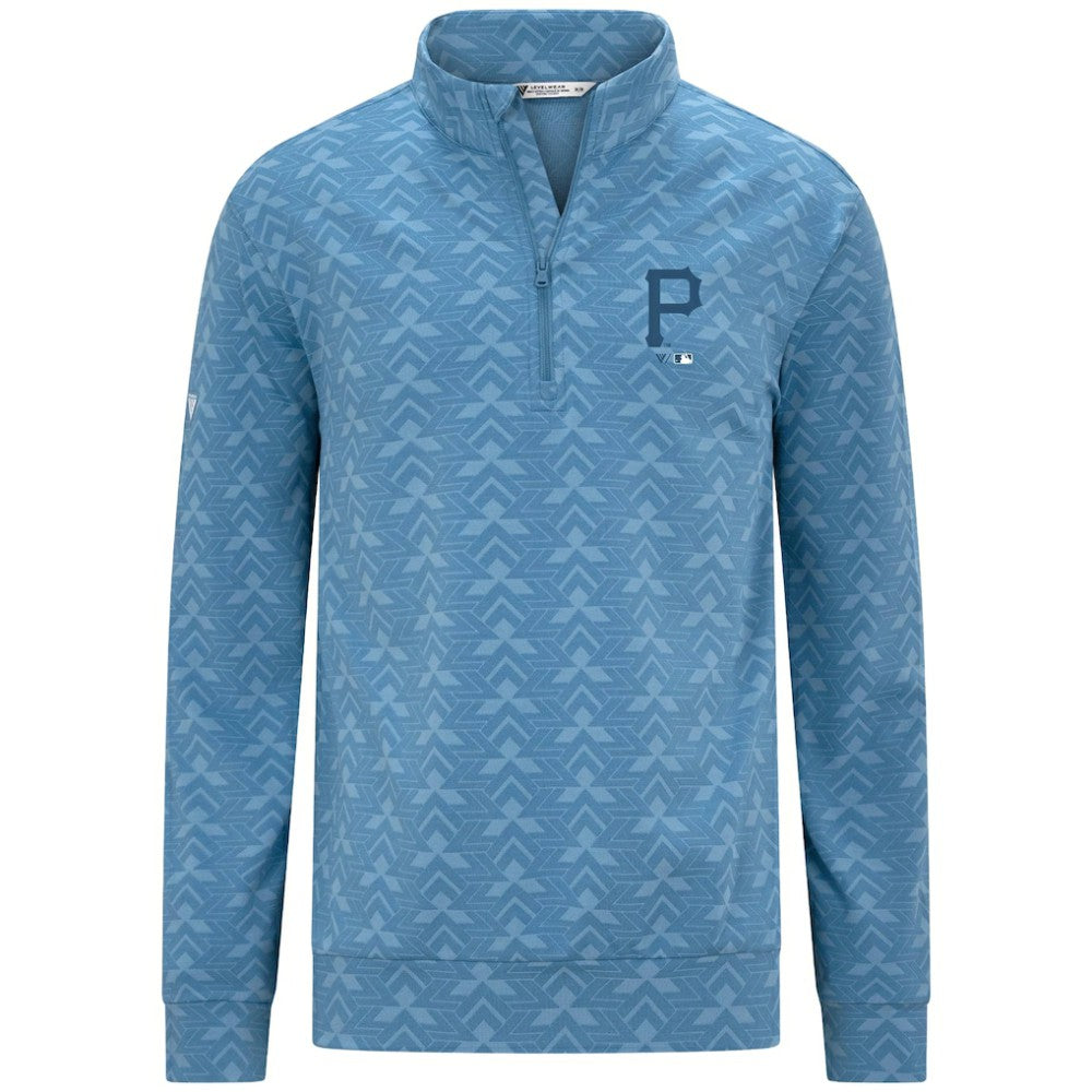Pittsburgh Pirates Levelwear Chameleon Quarter-Zip Pullover - Blue