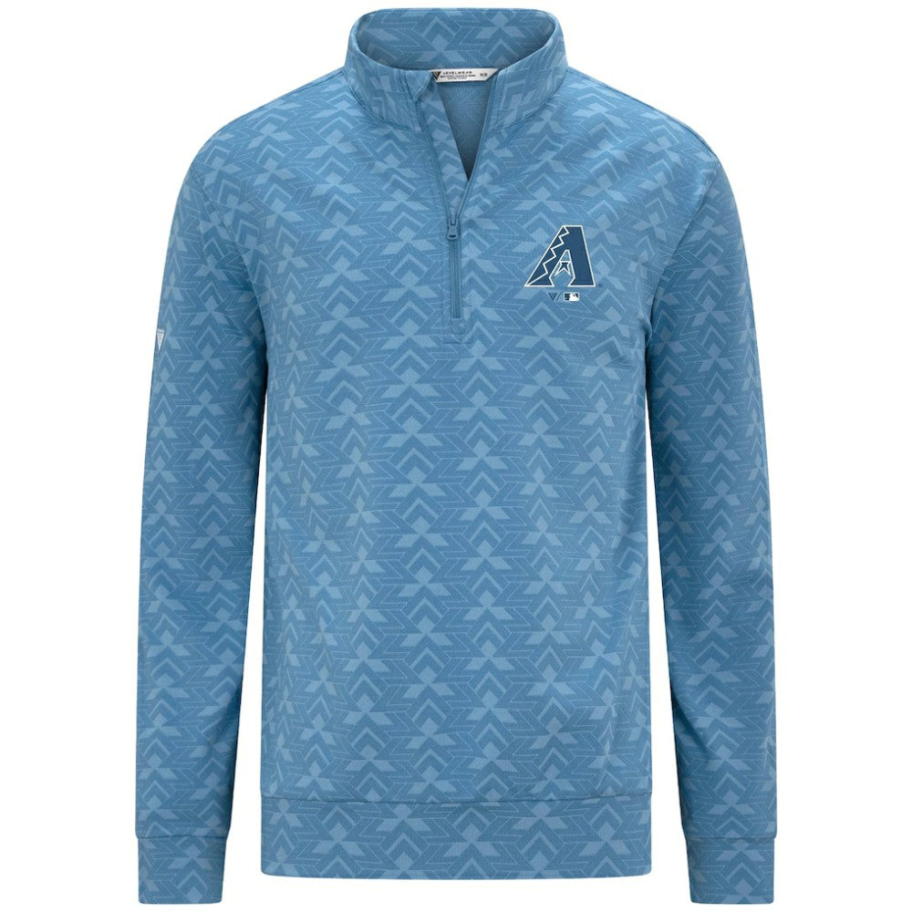 Arizona Diamondbacks Levelwear Chameleon Quarter-Zip Pullover - Blue