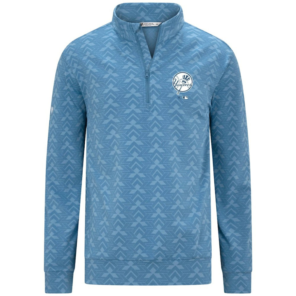 New York Yankees Levelwear Chameleon Quarter-Zip Pullover - Blue