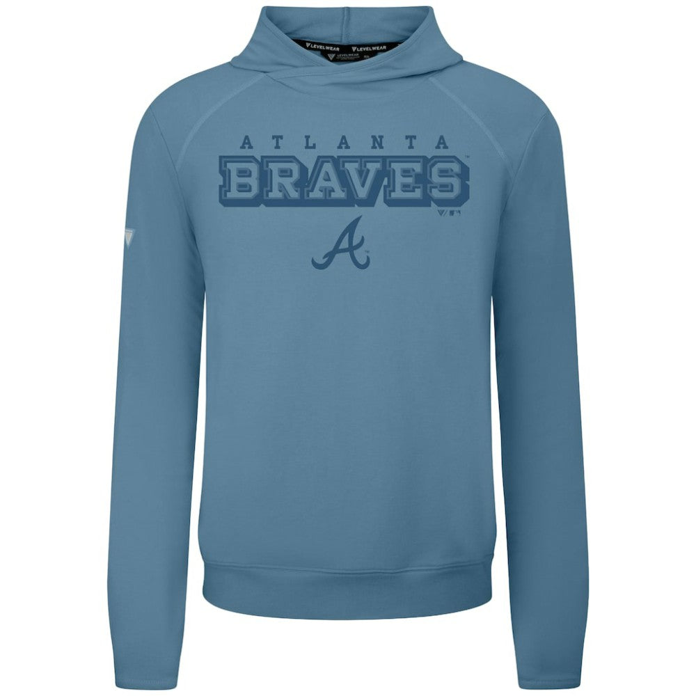 Atlanta Braves Levelwear Mandate Tri-Blend Hoodie - Blue