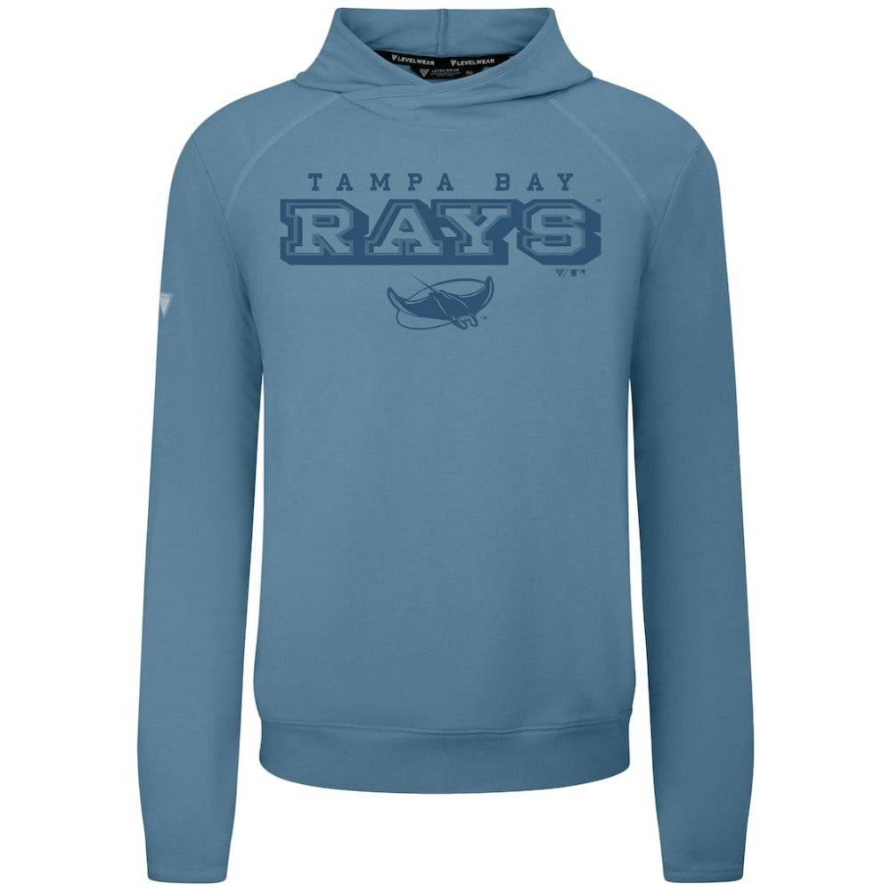 Tampa Bay Rays Levelwear Mandate Tri-Blend Hoodie - Blue