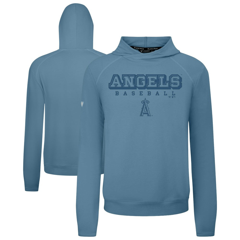 Los Angeles Angels Levelwear Mandate Tri-Blend Hoodie - Blue