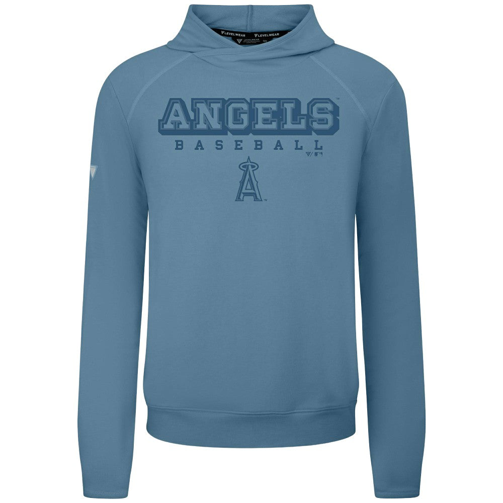 Los Angeles Angels Levelwear Mandate Tri-Blend Hoodie - Blue