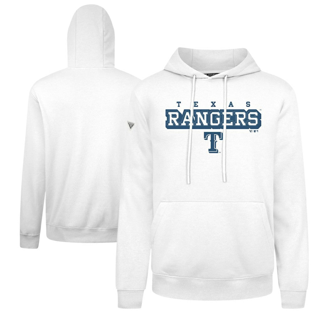 Texas Rangers Levelwear Podium Hoodie - White