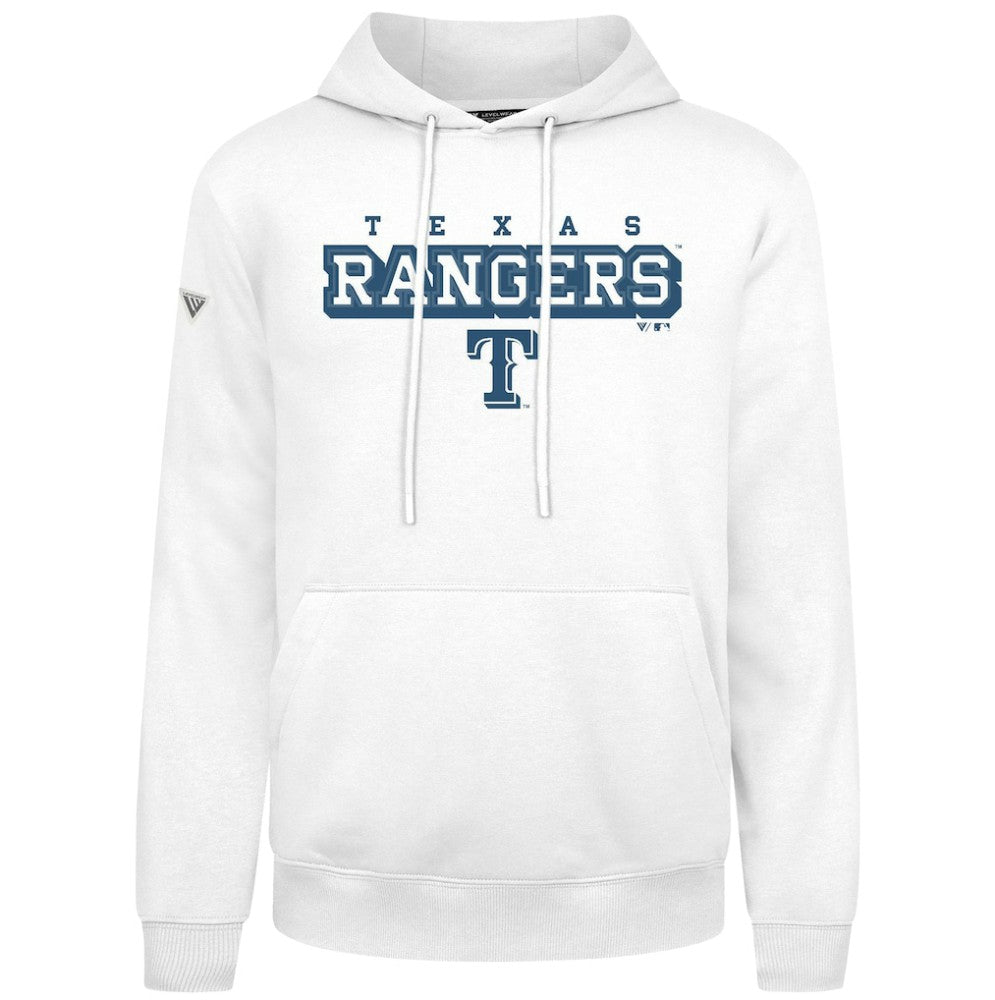 Texas Rangers Levelwear Podium Hoodie - White