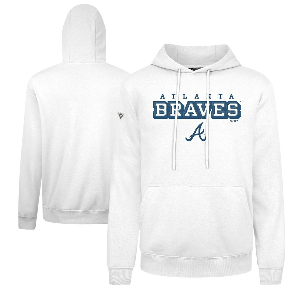 Atlanta Braves Levelwear Podium Hoodie - White
