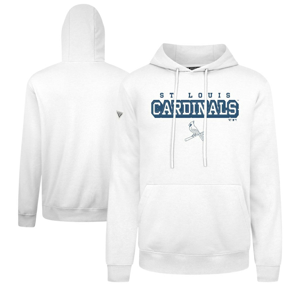 St. Louis Cardinals Levelwear Podium Hoodie - White