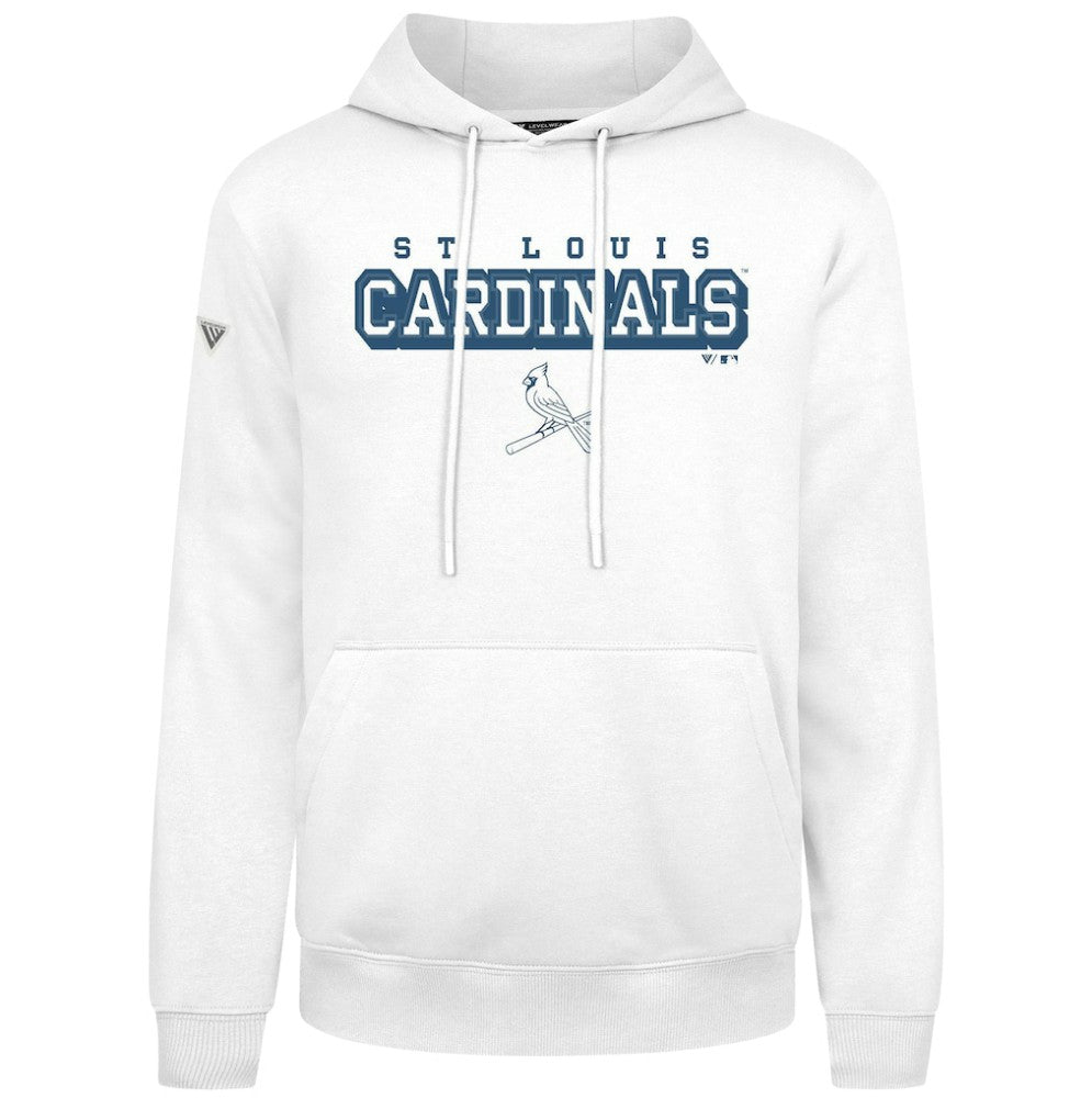 St. Louis Cardinals Levelwear Podium Hoodie - White