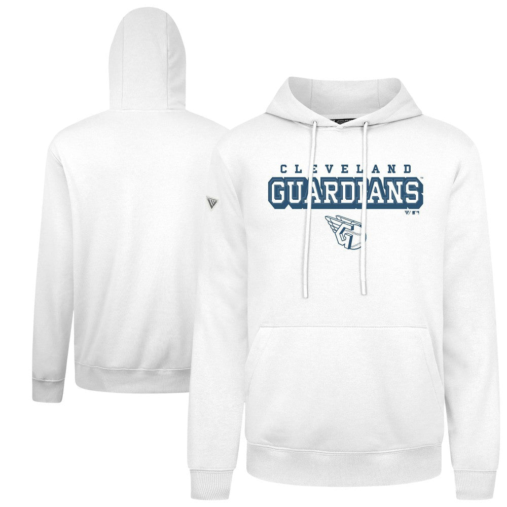 Cleveland Guardians Levelwear Podium Hoodie - White
