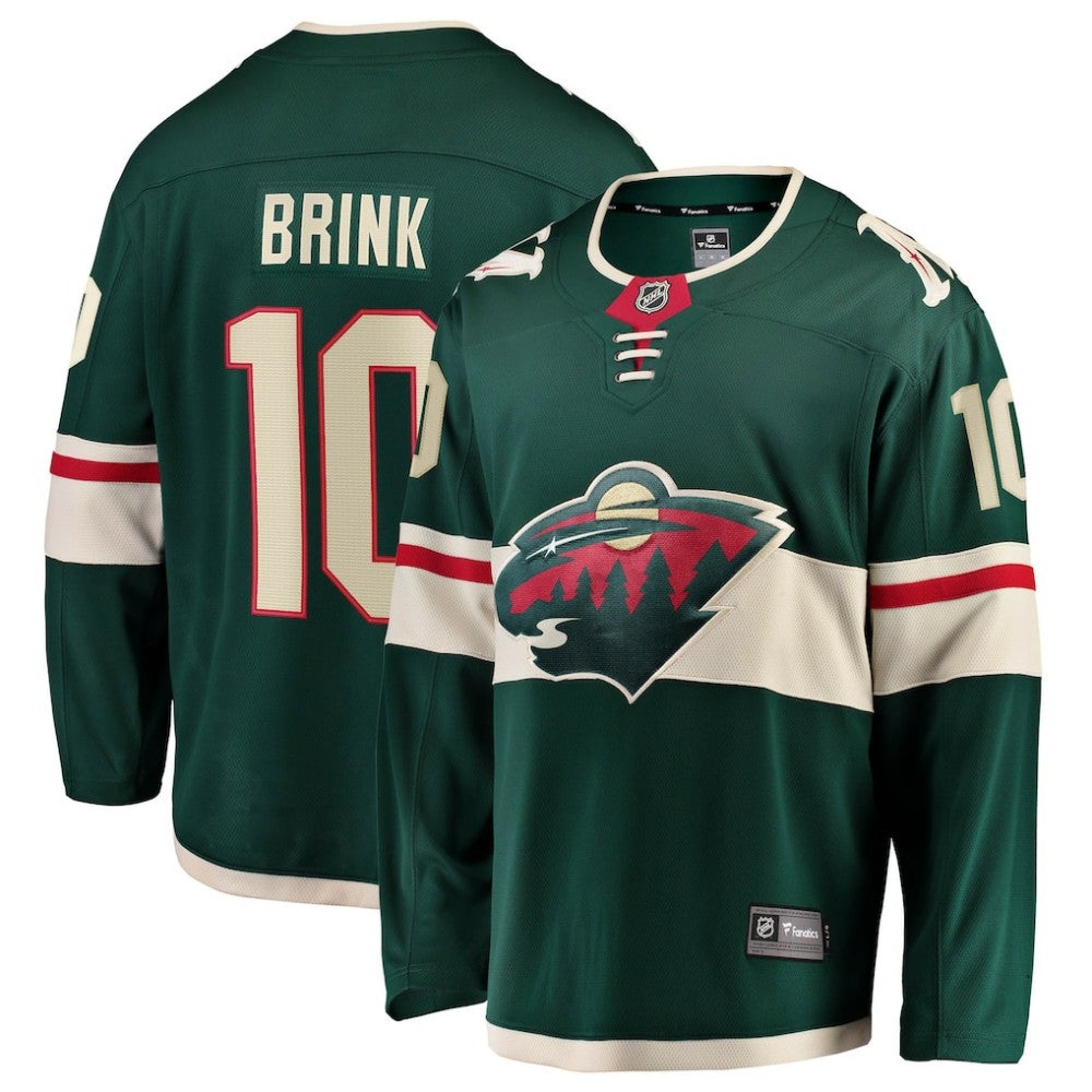 Bobby Brink Minnesota Wild Fanatics Home Breakaway Jersey