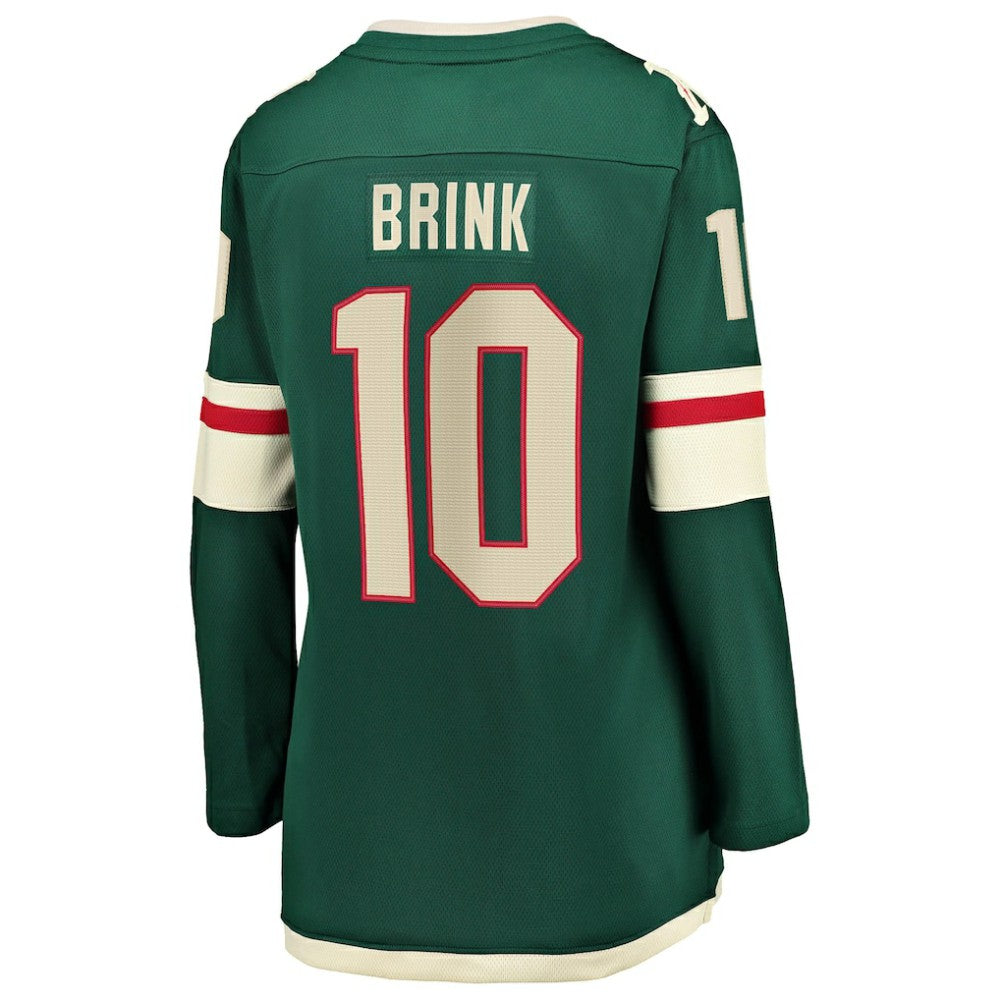 Bobby Brink Minnesota Wild Fanatics Women's Home Breakaway Jersey