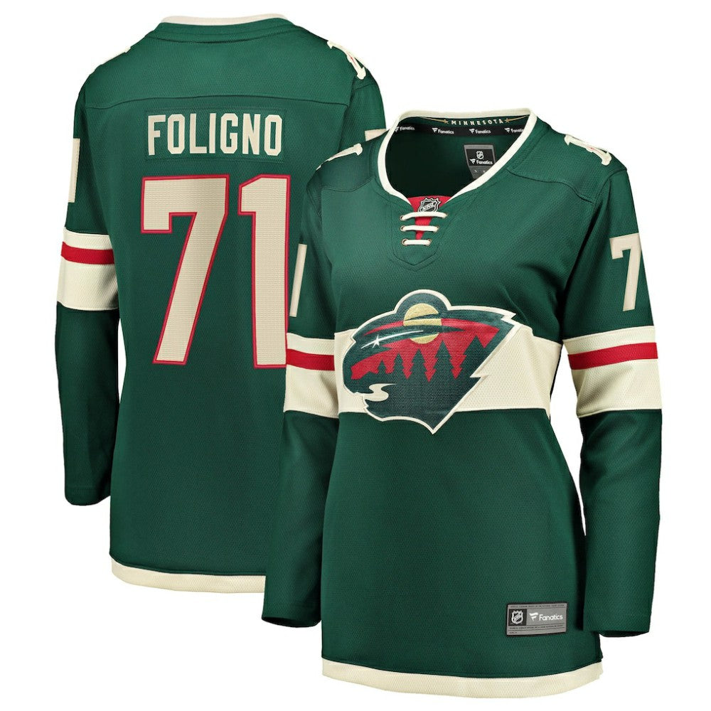Nick Foligno Minnesota Wild Fanatics Women's Home Breakaway Jersey